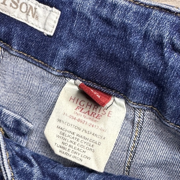 Stetson Women's Blue Flare Jeans - Picture 3 of 6